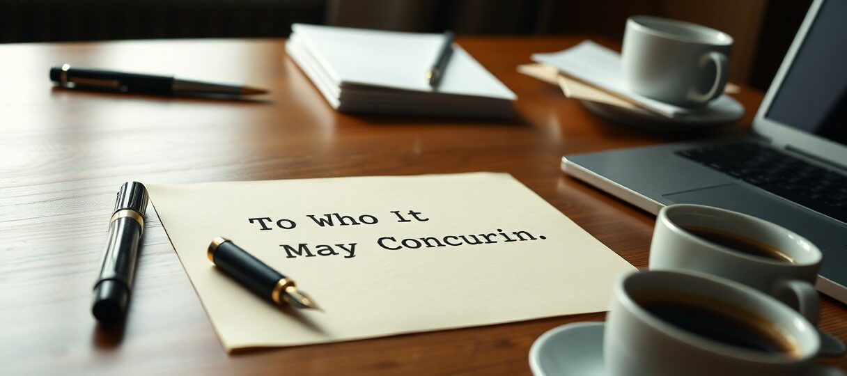 To Whom It May Concern Letter – All you should know