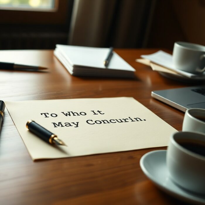 To Whom It May Concern Letter – All you should know